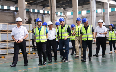 中國(guó)有色金屬加工工業(yè)協(xié)會(huì)一行蒞臨澳美鋁業(yè)調(diào)研交流
